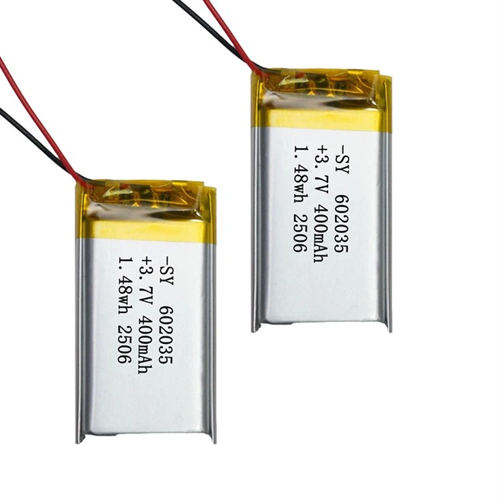 602035-400mah Polymer Lithium Ion Battery suppliers